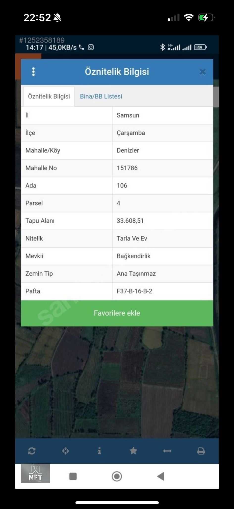 Tarla 14440 M2 (hisseli)